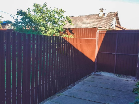 Забор из сварной сетки ГИТТЕР на винтовых сваях (Н—2м)