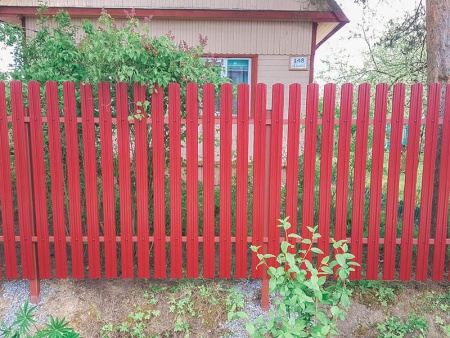 Забор из сварной сетки ГИТТЕР на винтовых сваях (Н—1,5м)
